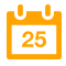 icon illustration of a calendar